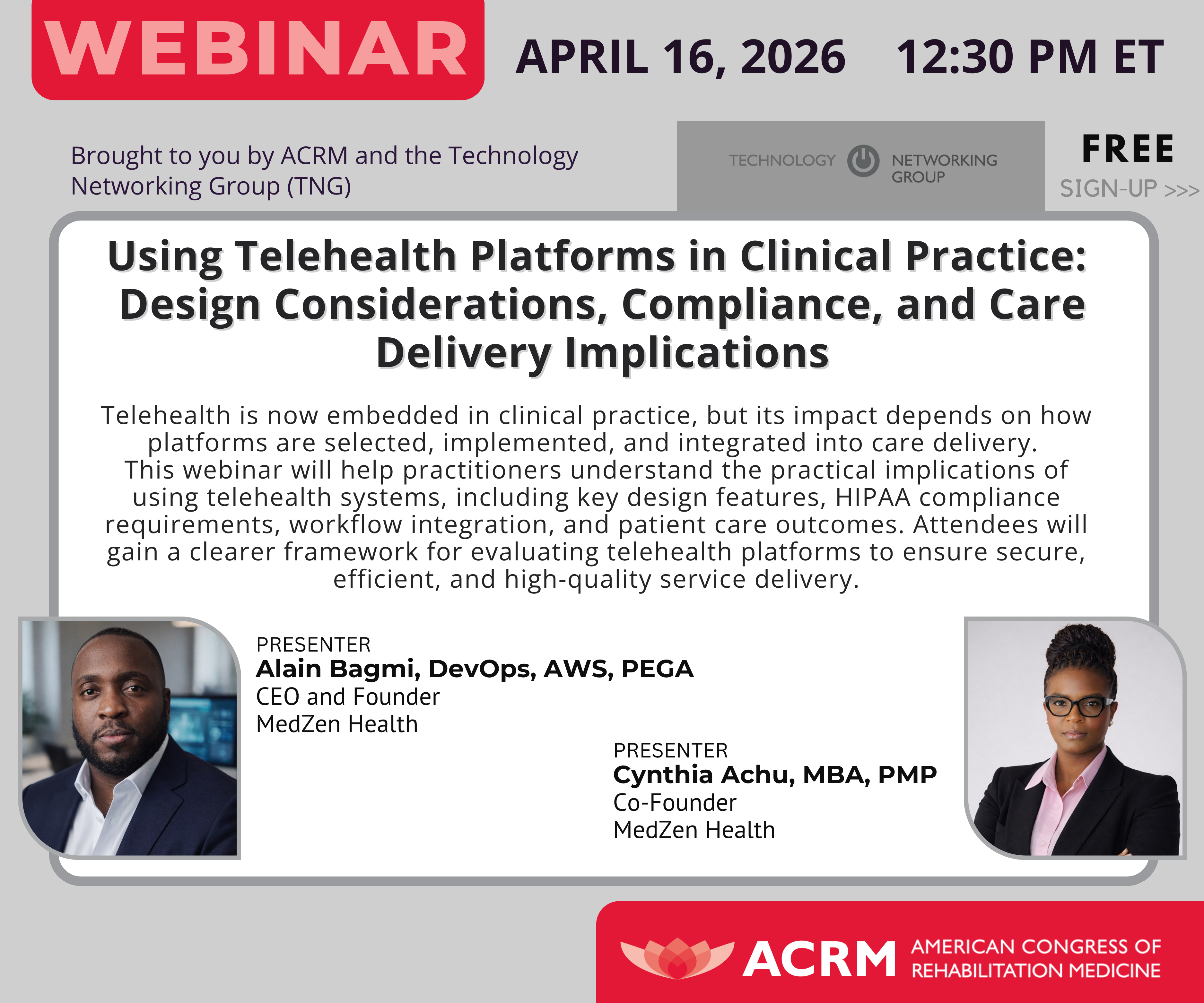 TNG Tech Talks: Upcoming Webinar